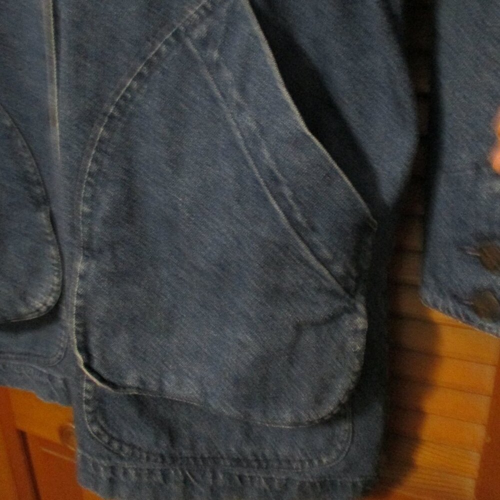 Dockers by Levi's Vintage Barn Chore Utility Denim Jacket for Women size M - Picture 7 of 12
